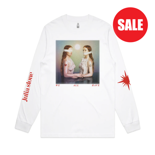 WE ALL HAVE / WHITE LONG SLEEVE T-SHIRT